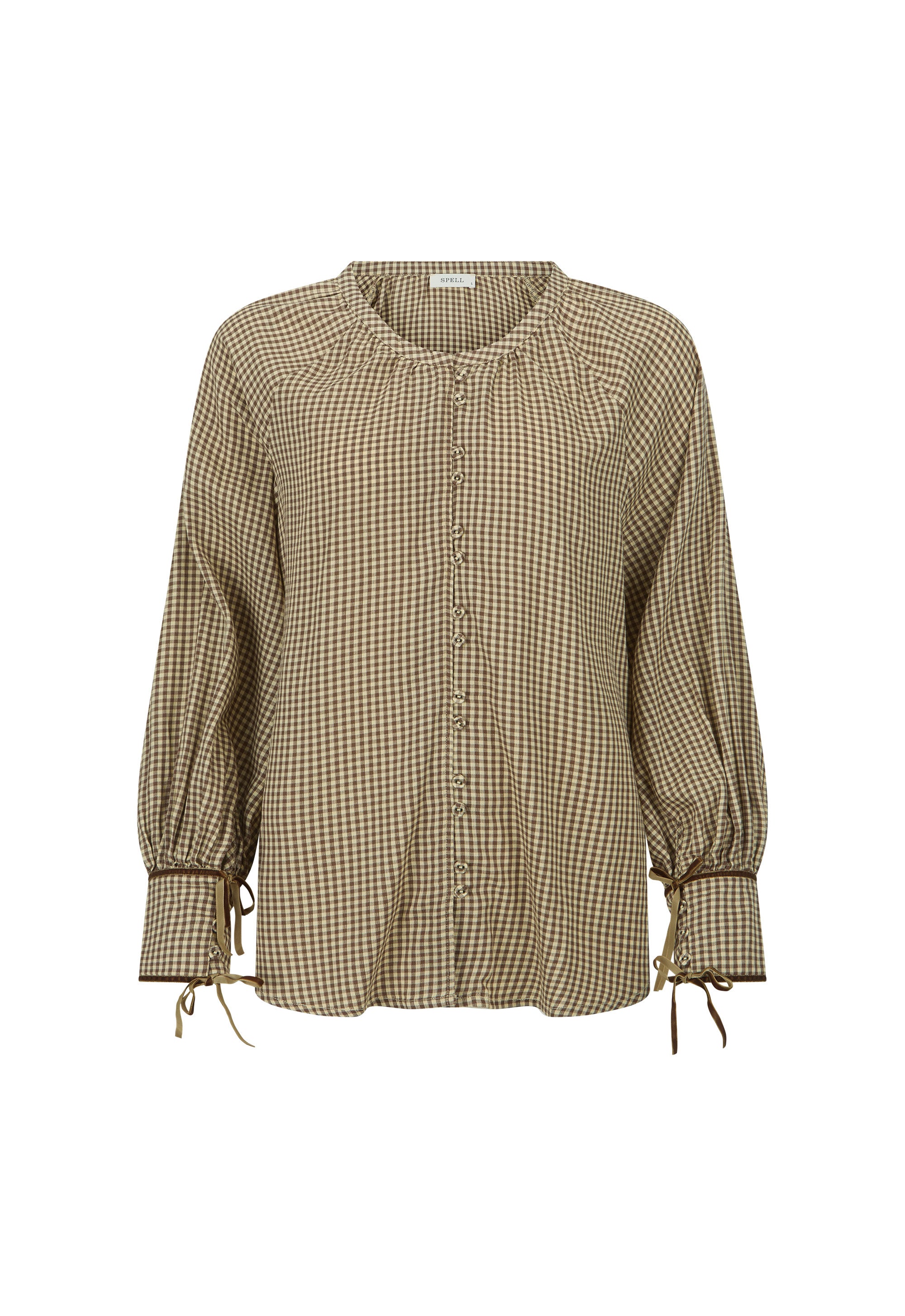 Garden gate blouse, gingham