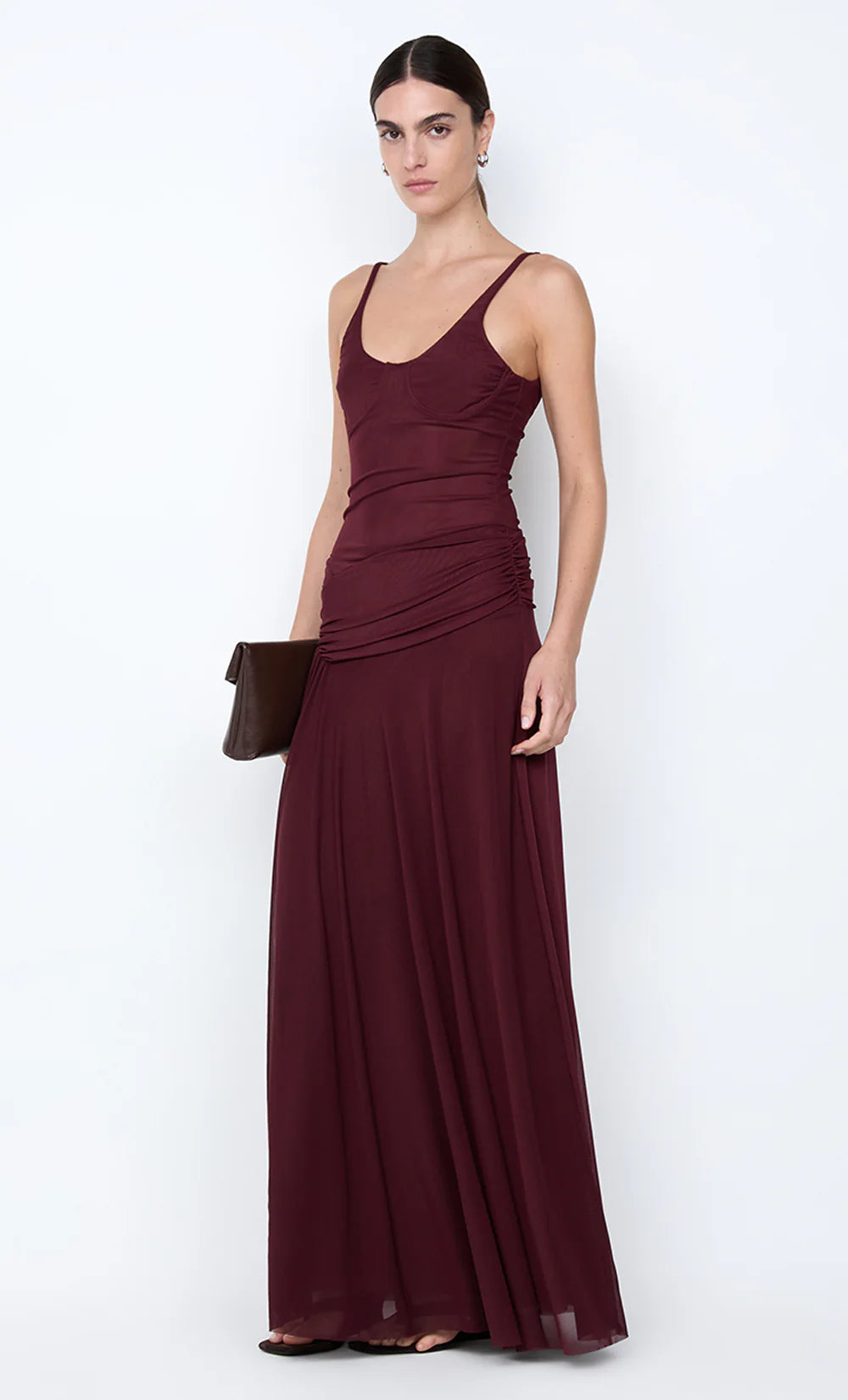 Preorder Citrina maxi dress, plum