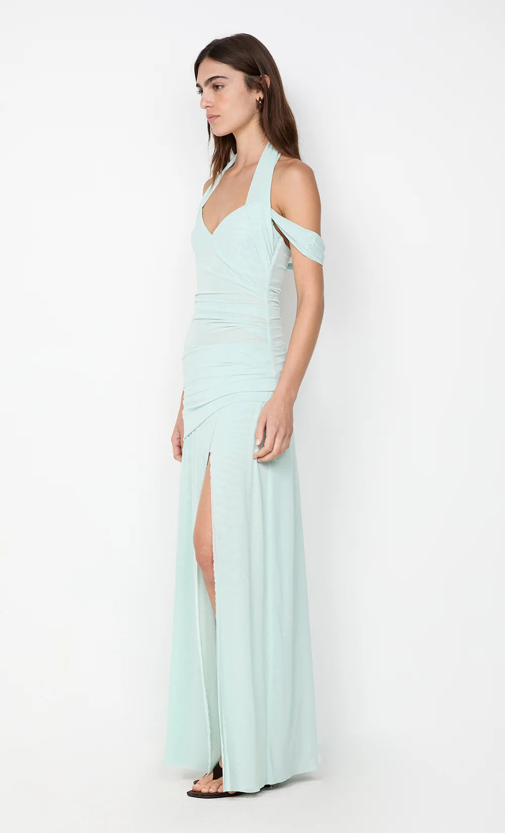 Preorder Winnie halter maxi dress, spearmint