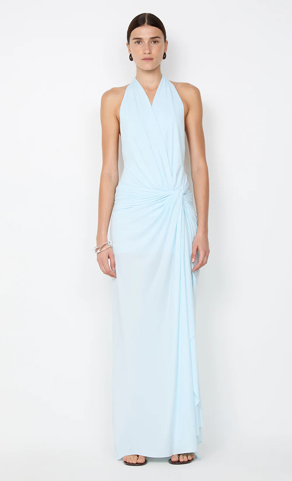 Preorder Clementine twist dress, arctic blue