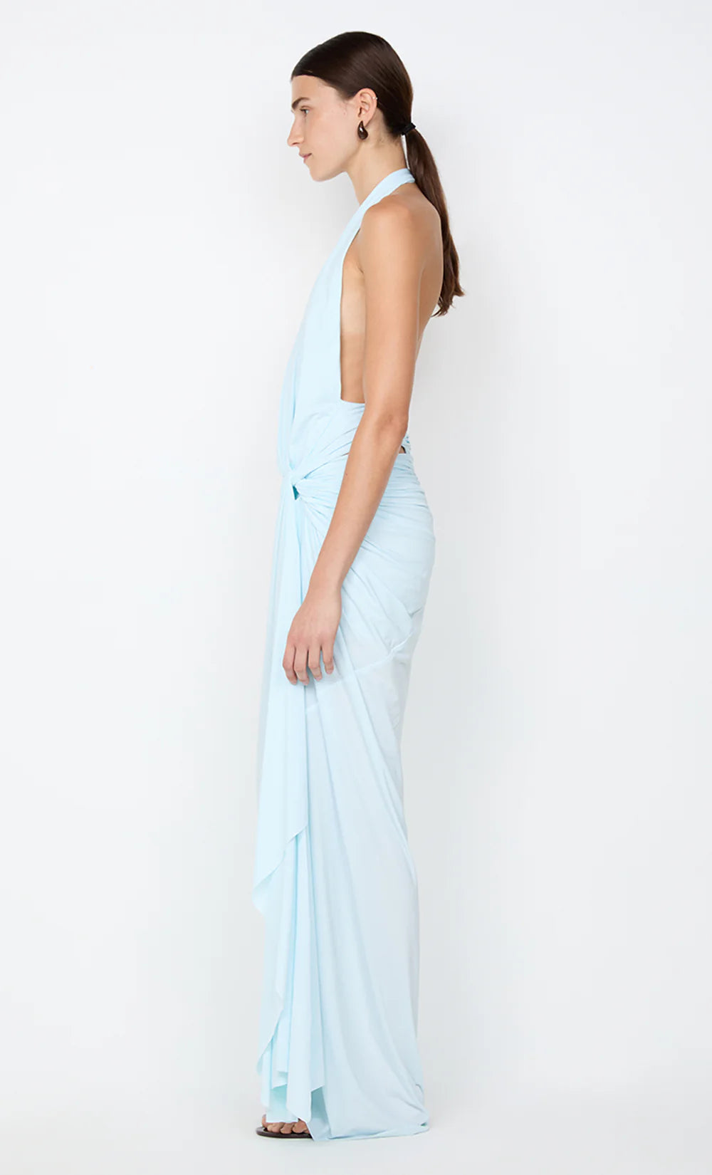 Preorder Clementine twist dress, arctic blue