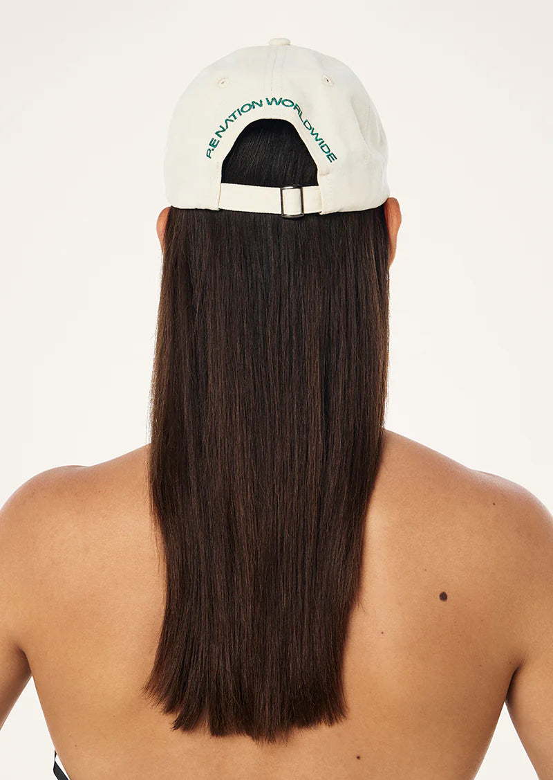 Heads up cap, whisper white/ green