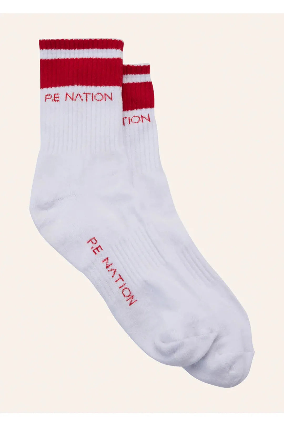 Homage sock, optic white/strawberry