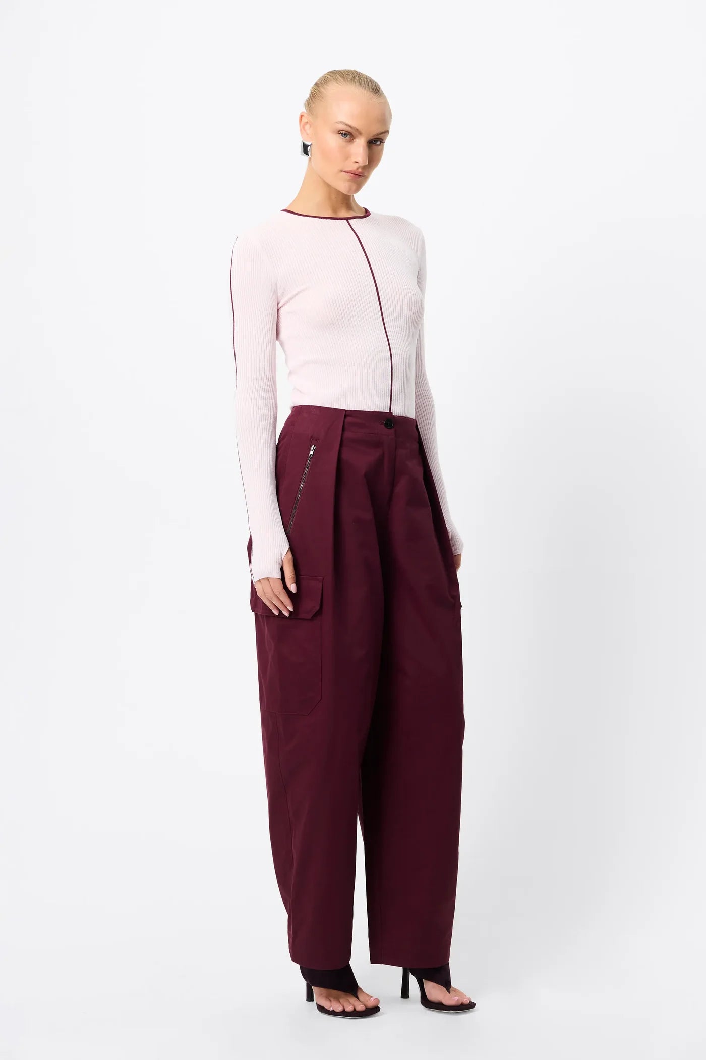 Hamilton pant, burgandy