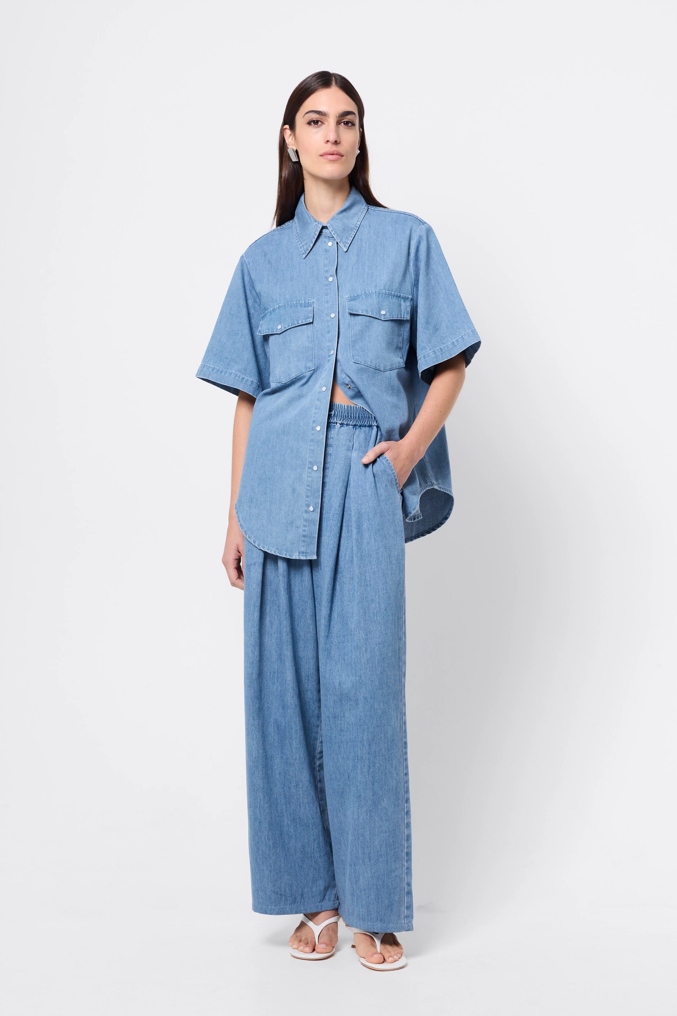 High tide shirt, blue