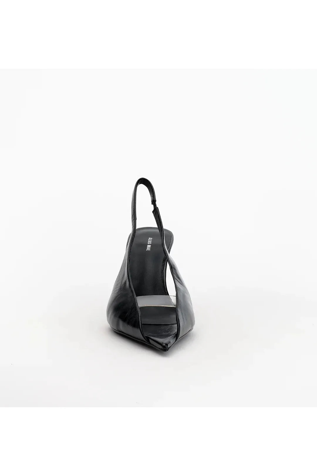 Isobel, black oily crinkle leather