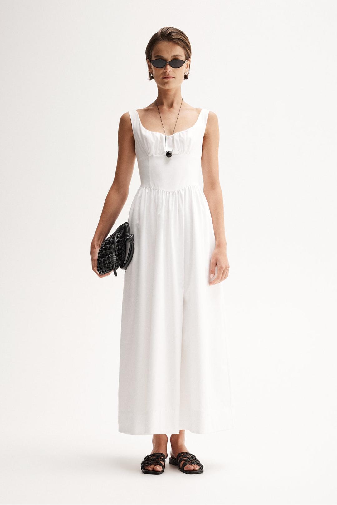 Sonia maxi dress, white