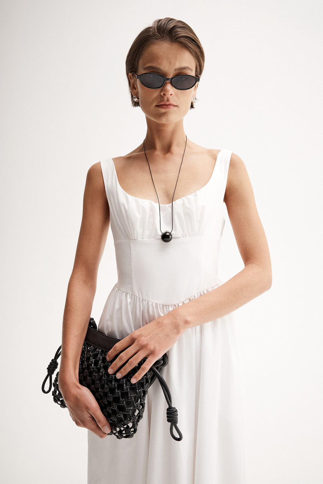 Sonia maxi dress, white