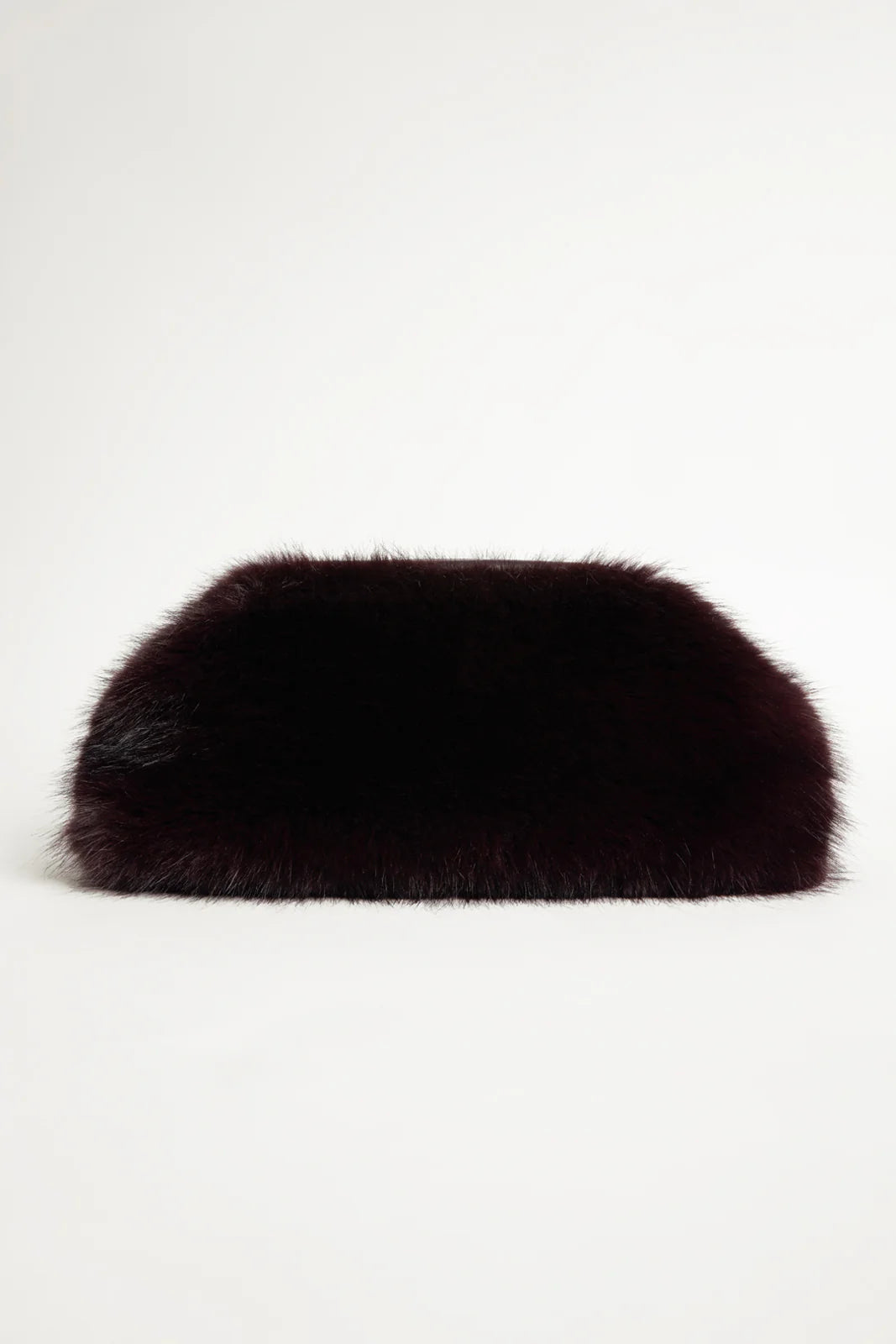 Faux fur clutch, shiraz