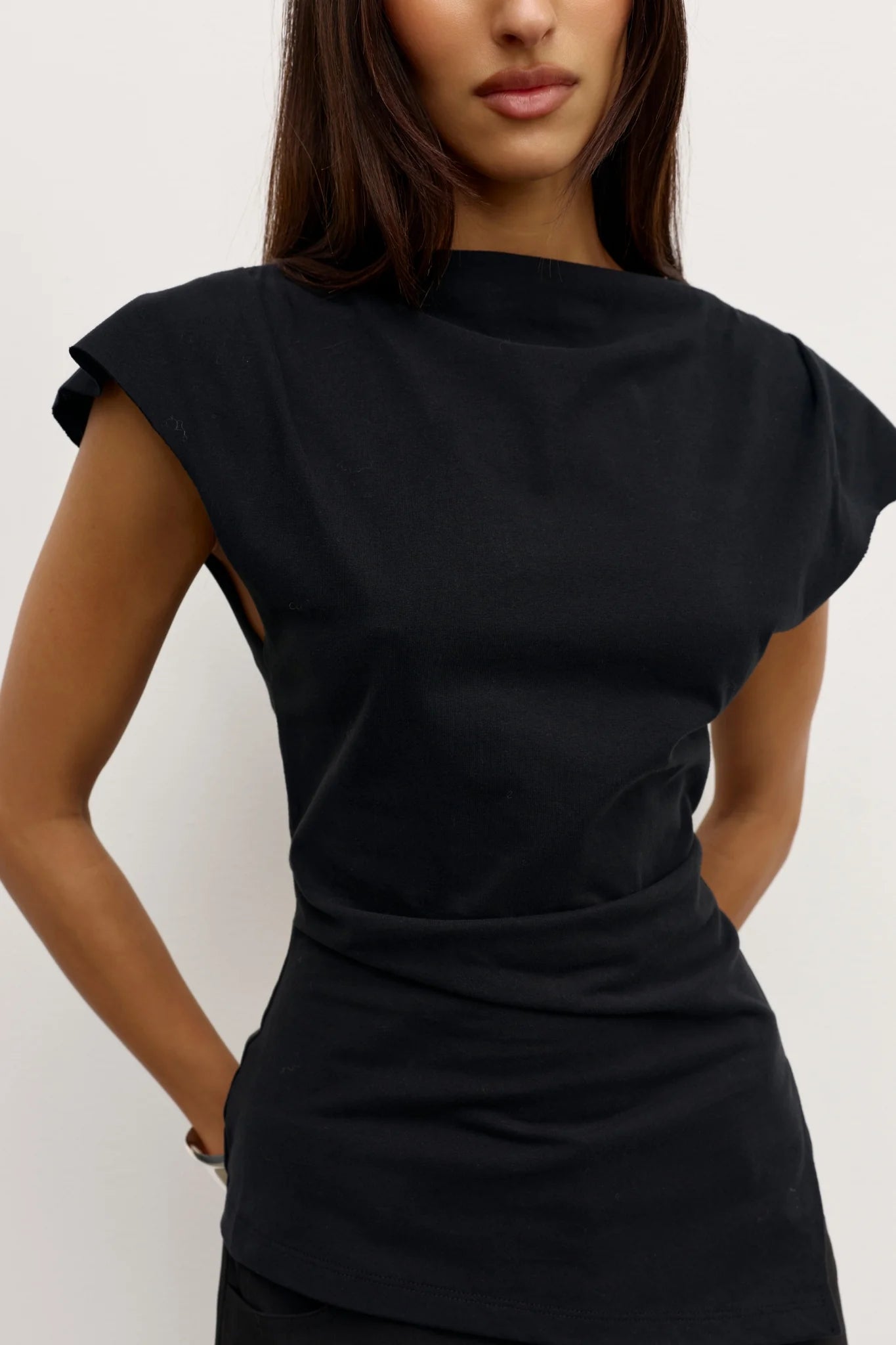 Liana top, black