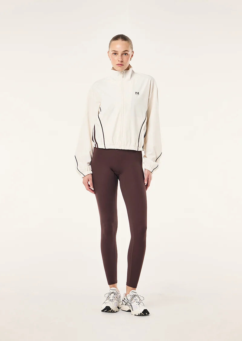 Linear jacket, whisper white
