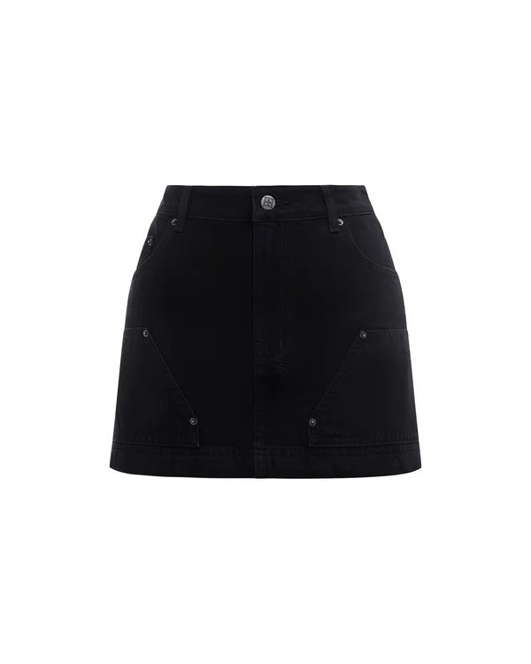 low rider mini skirt, boneyard black