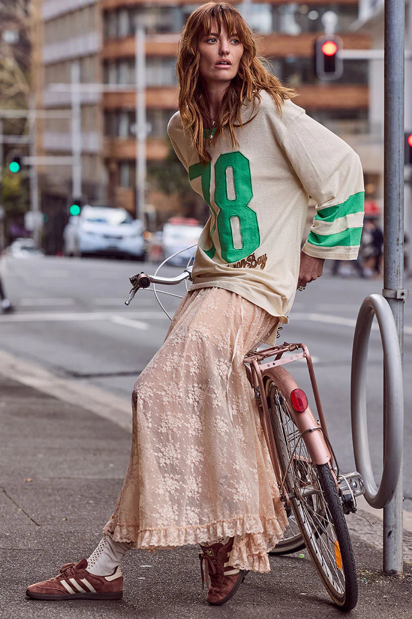 Labyrinth Lace Maxi Skirt