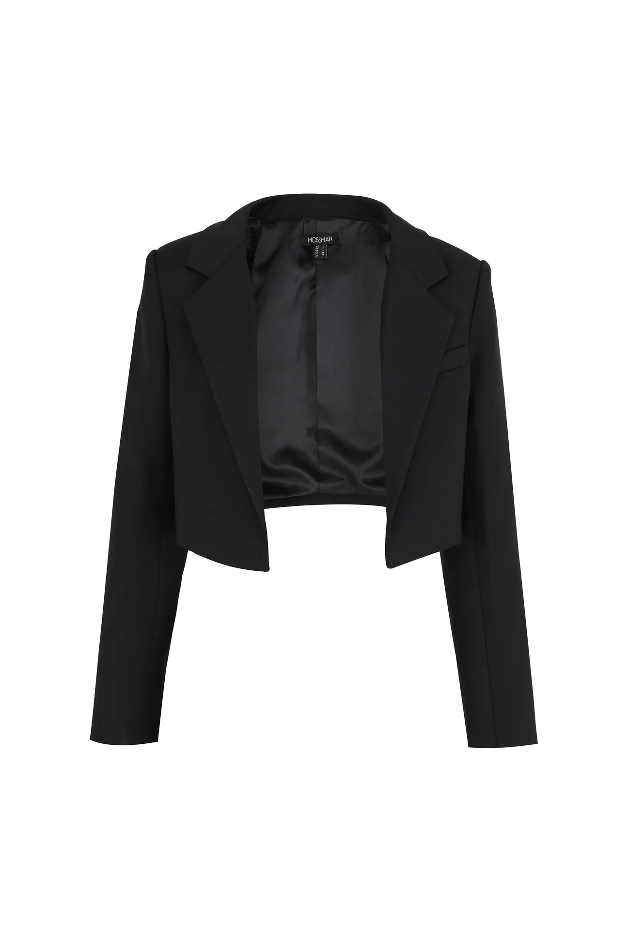 Notting hill cropped blazer, black