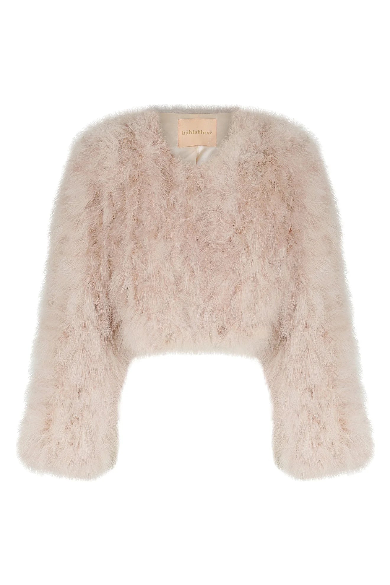 Manhattan crop jacket, blush