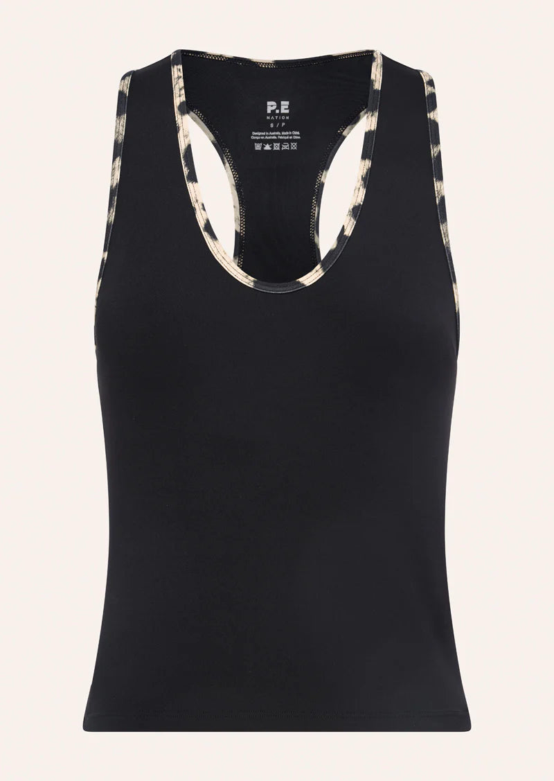 Renewal tank, black & leopard