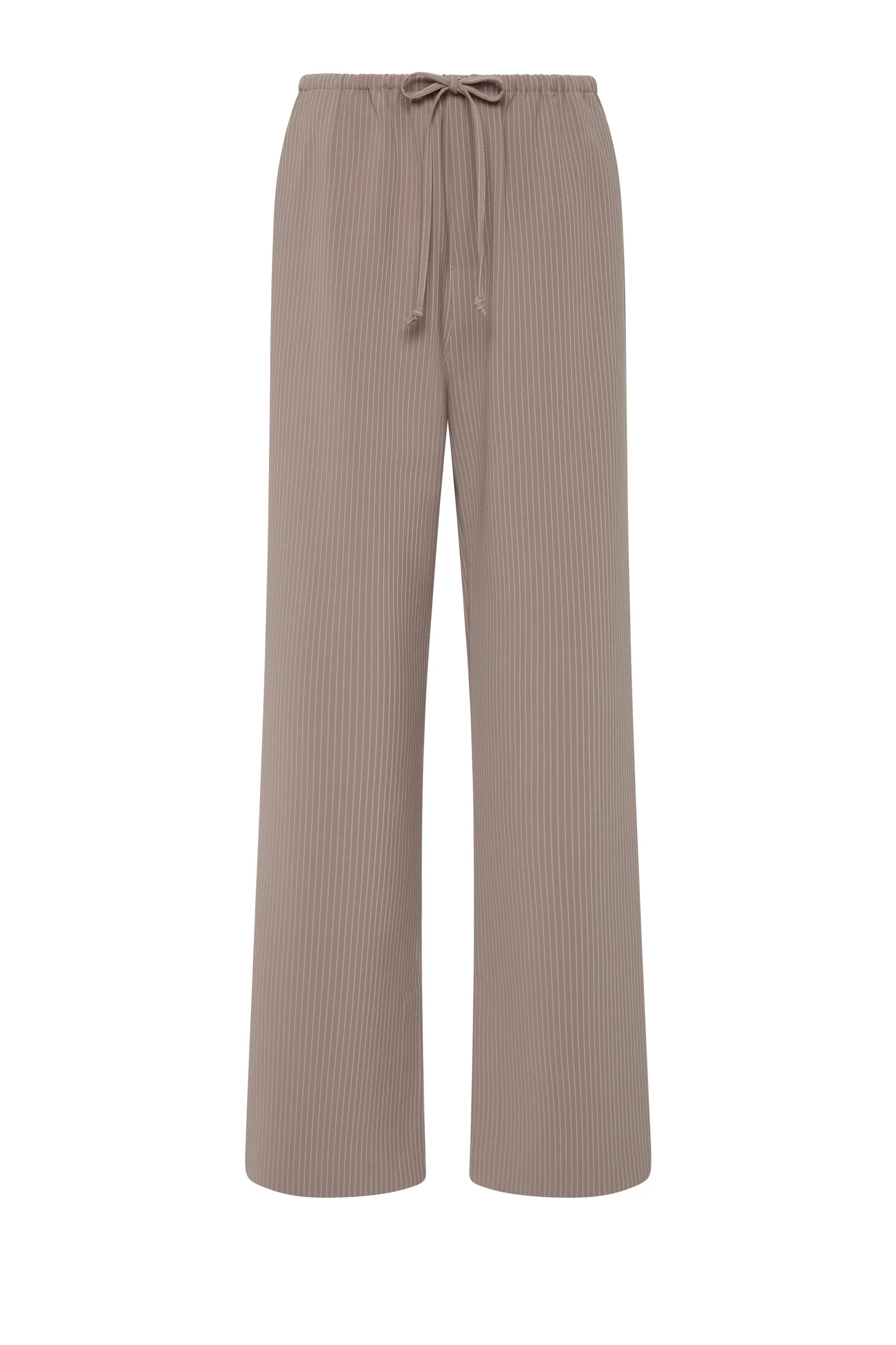 Lester pant, cinder stripe