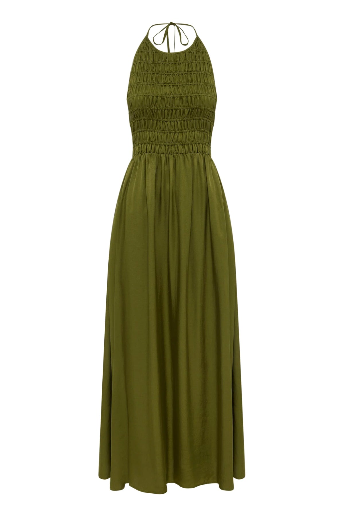Mira tencel maxi dress, cypress