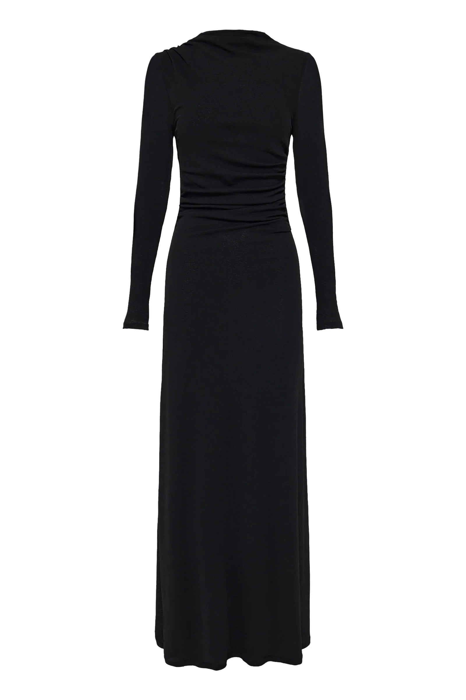 Juniper mesh maxi dress, black