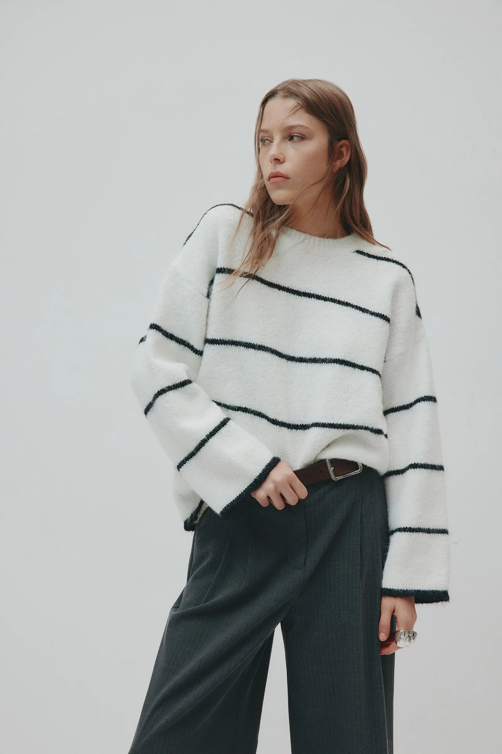 Colter knit, black stripe
