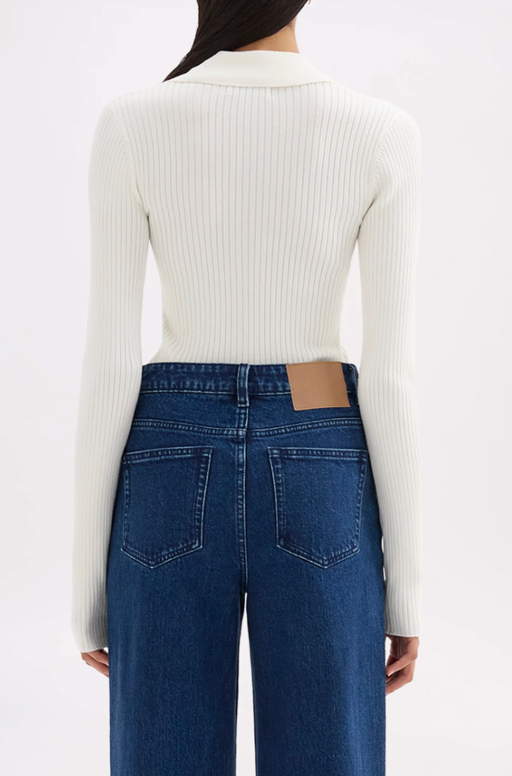 Odette knit top, salt