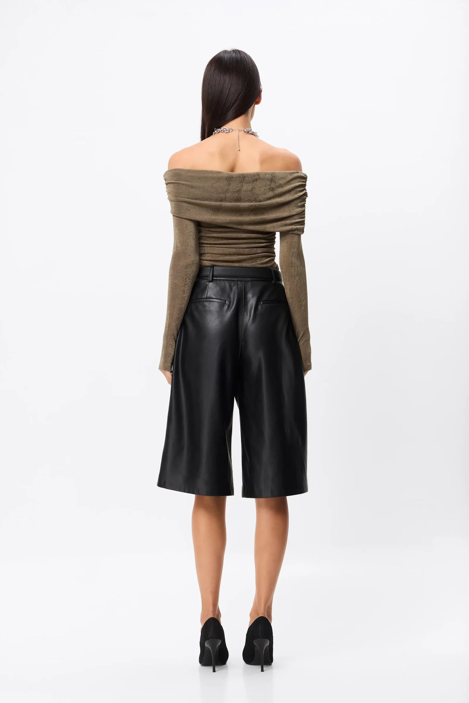 Olympia top, moss