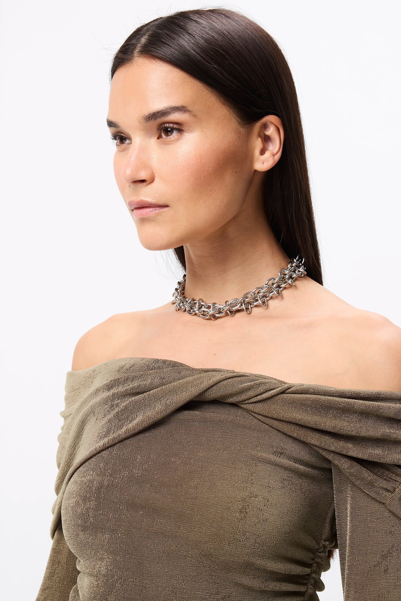 Olympia top, moss
