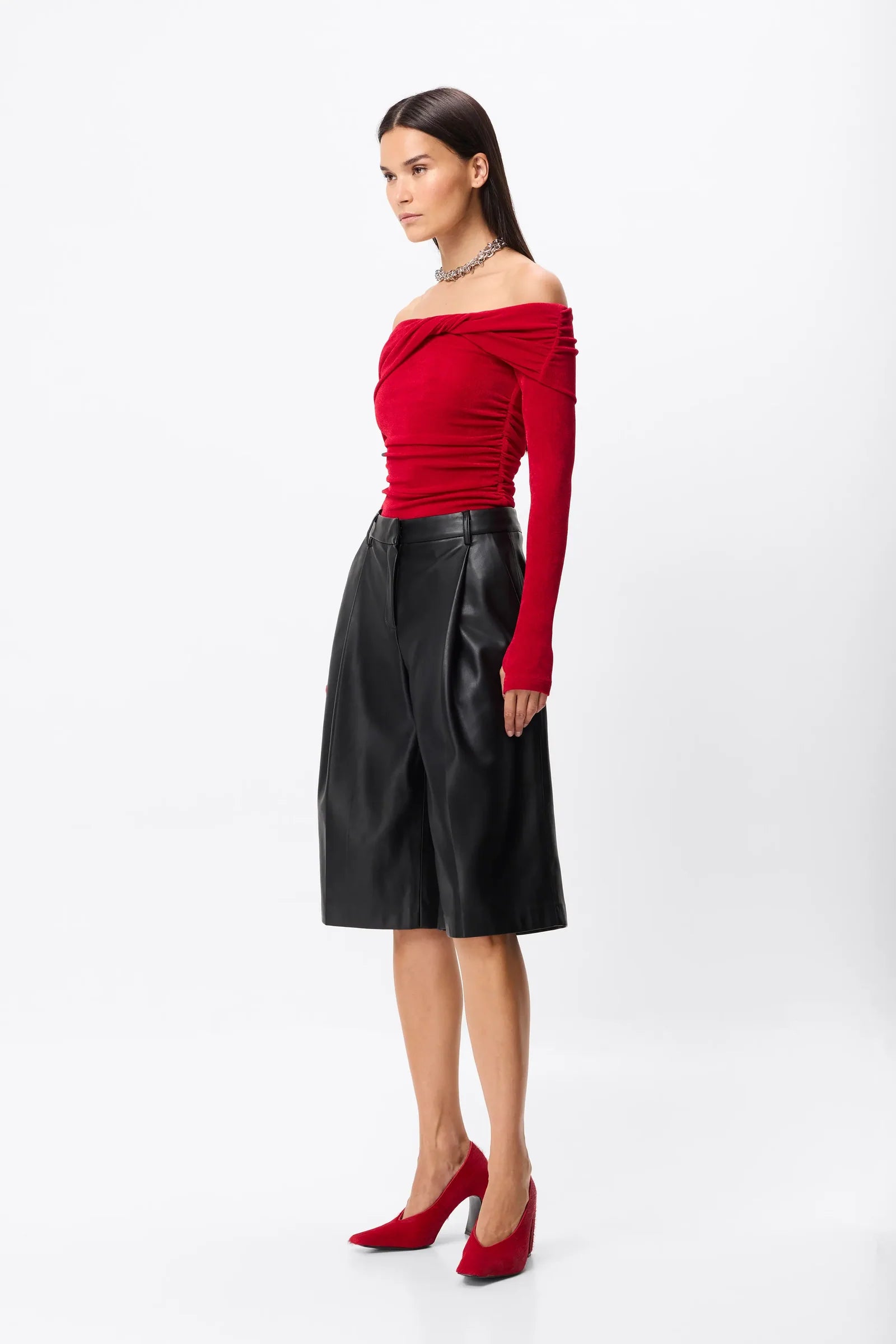 Olympia top, rouge