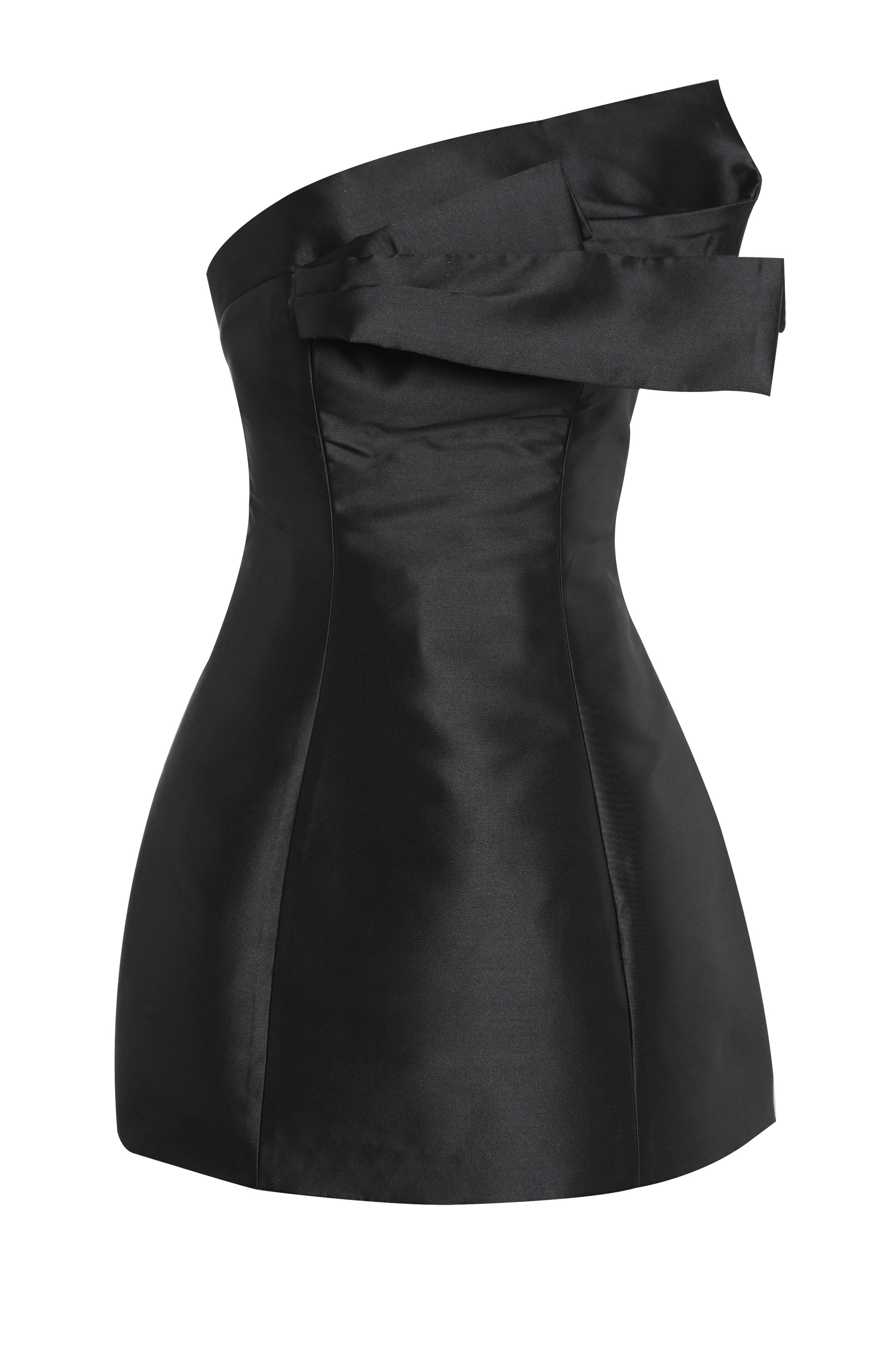 on rotation mini dress, black