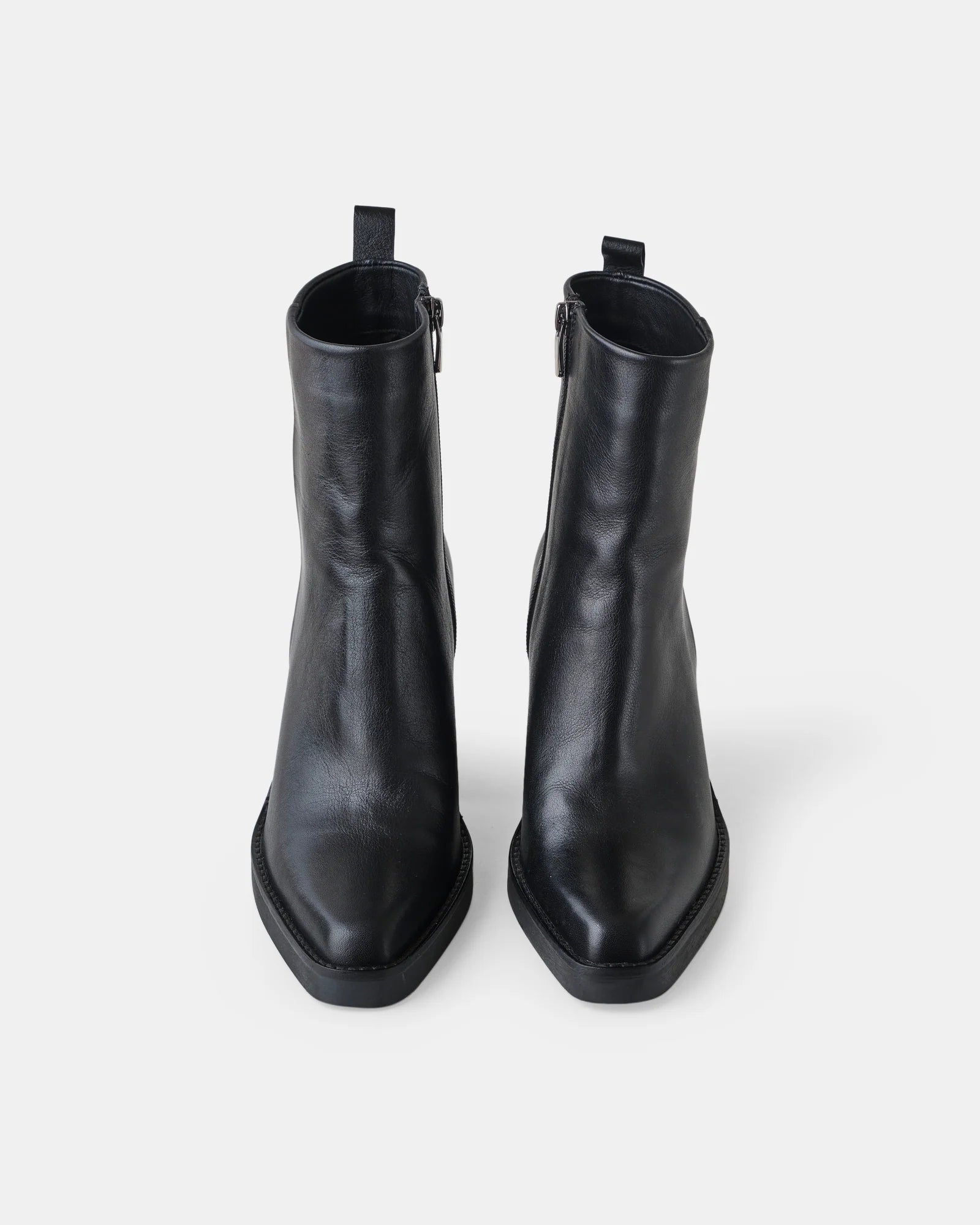 Lili Leather Boot - Black