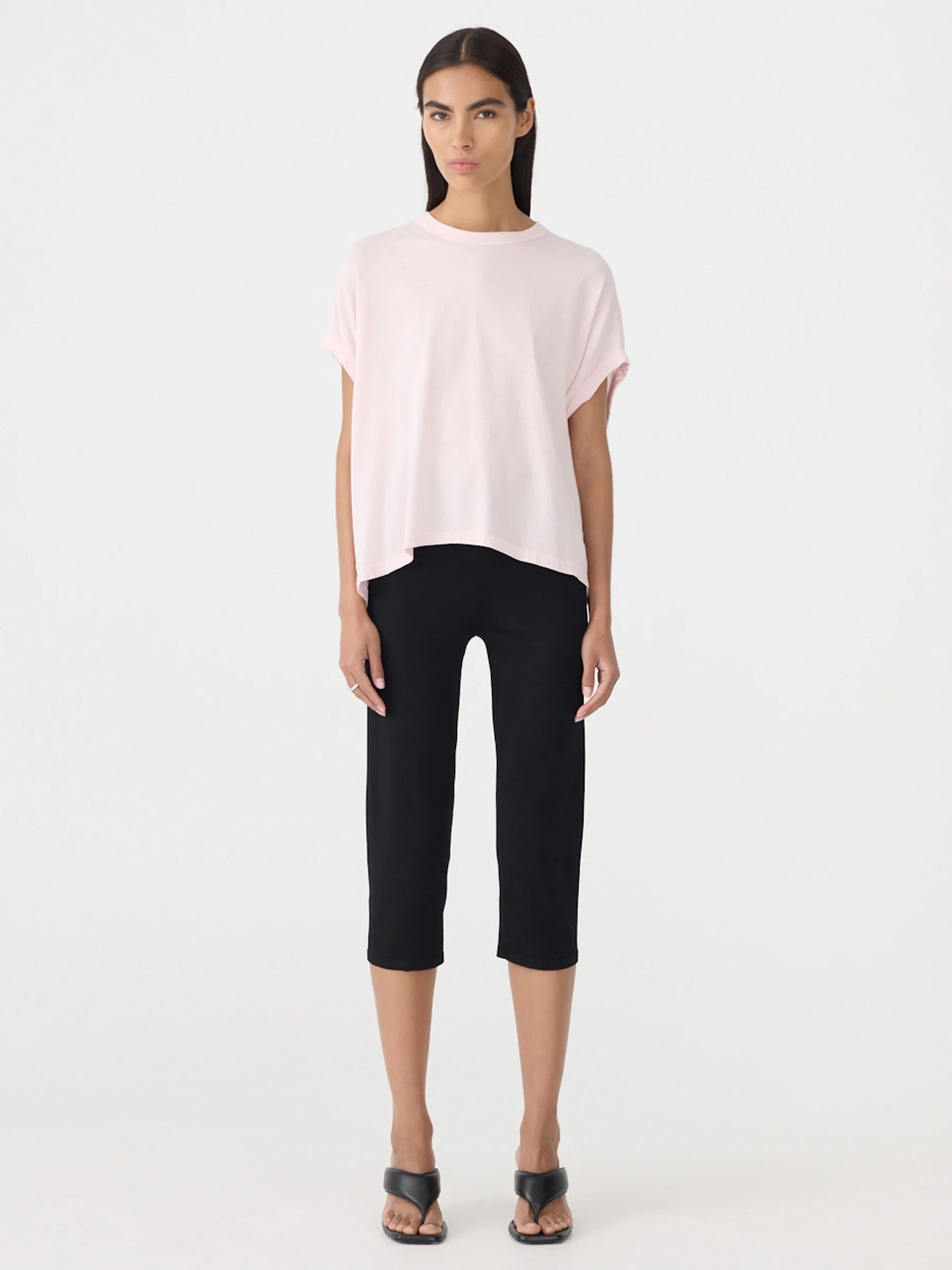 Circle t shirt, powder pink