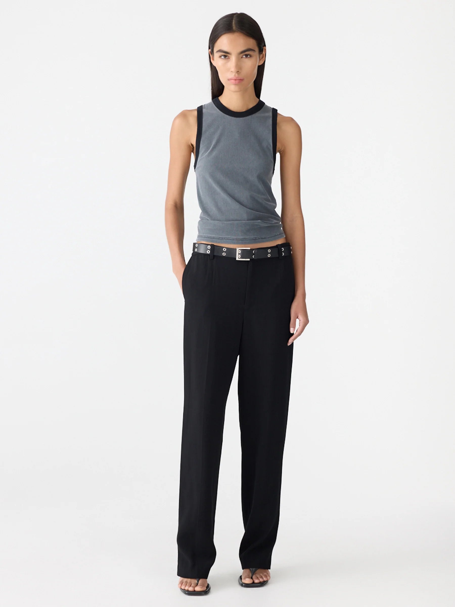 Mesh seam detail tank, washed black