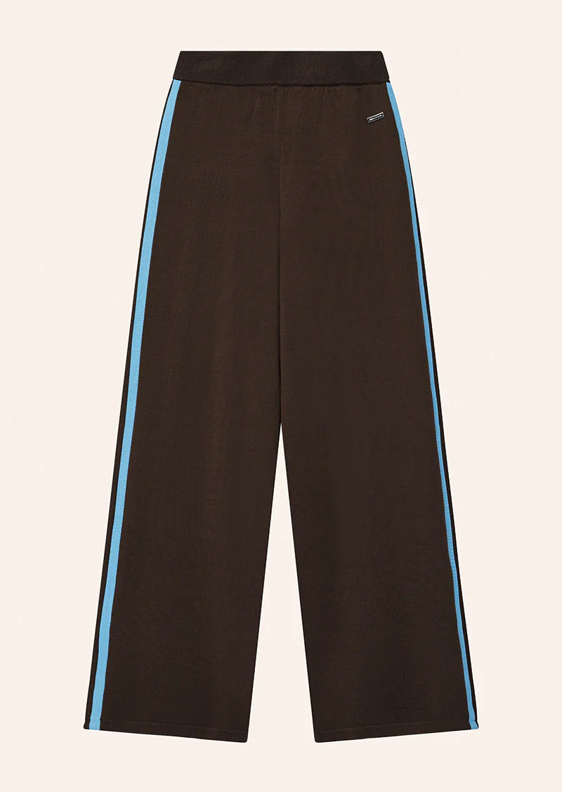 Retreat knit pant, coffee/marina