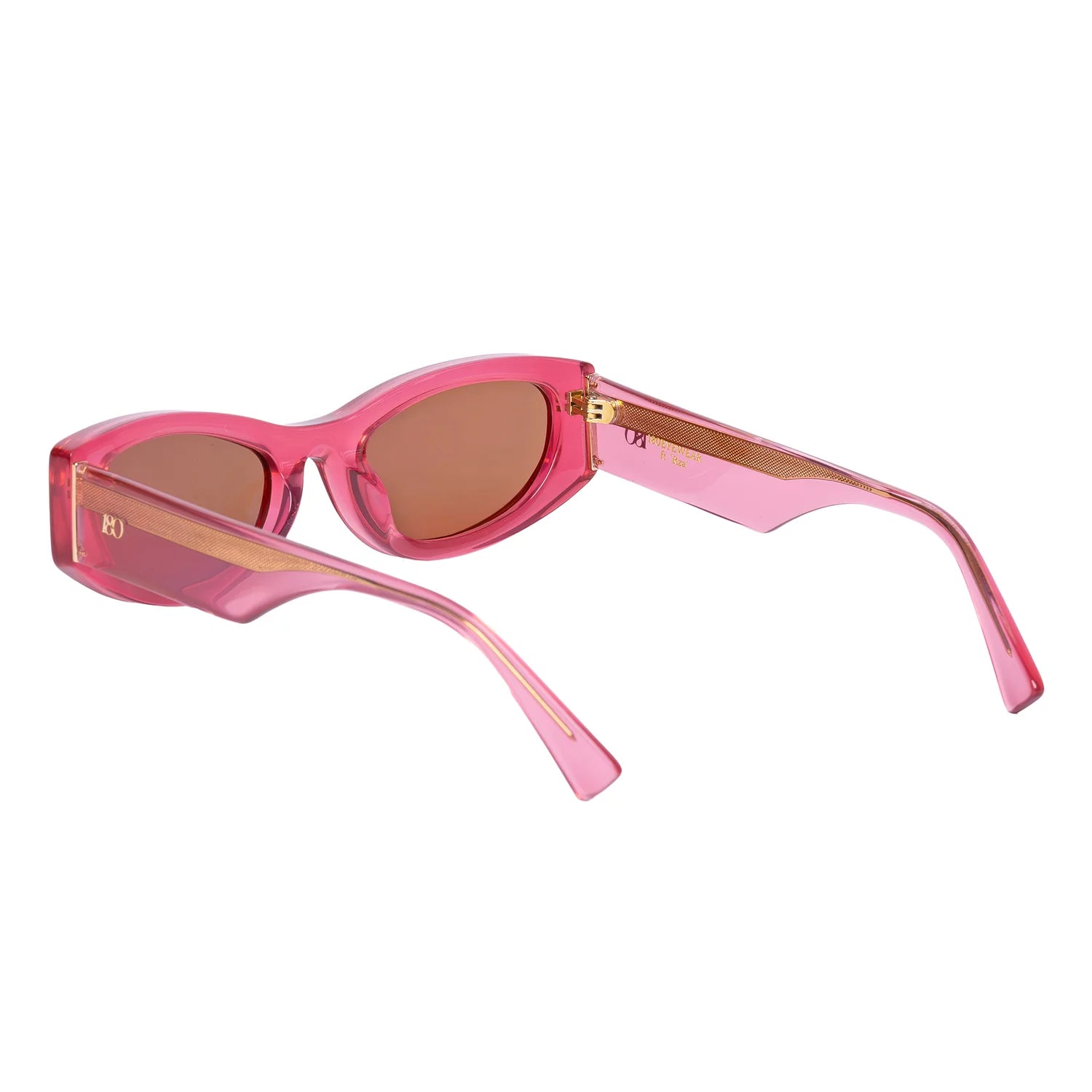 Rza ft transparent pink with brown lens