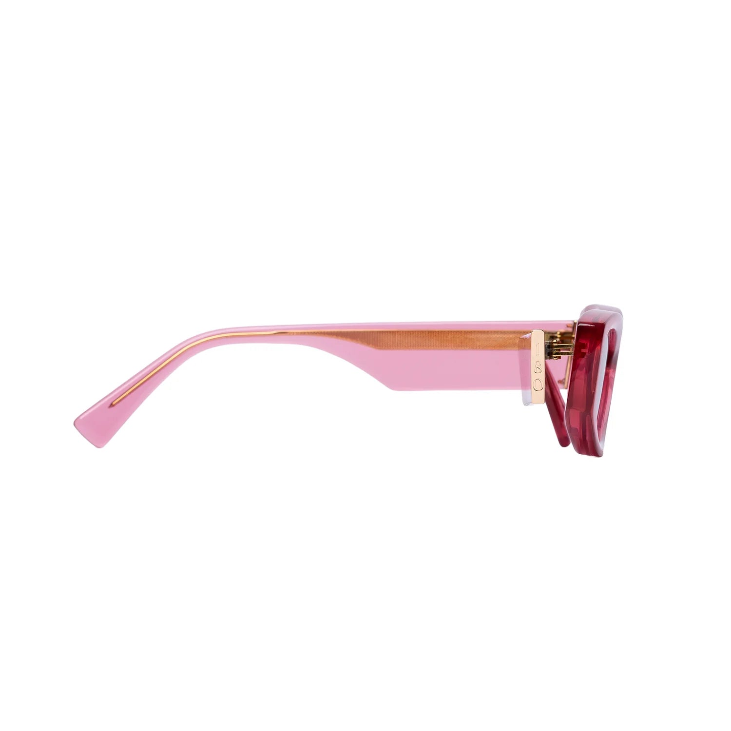 Rza ft transparent pink with brown lens
