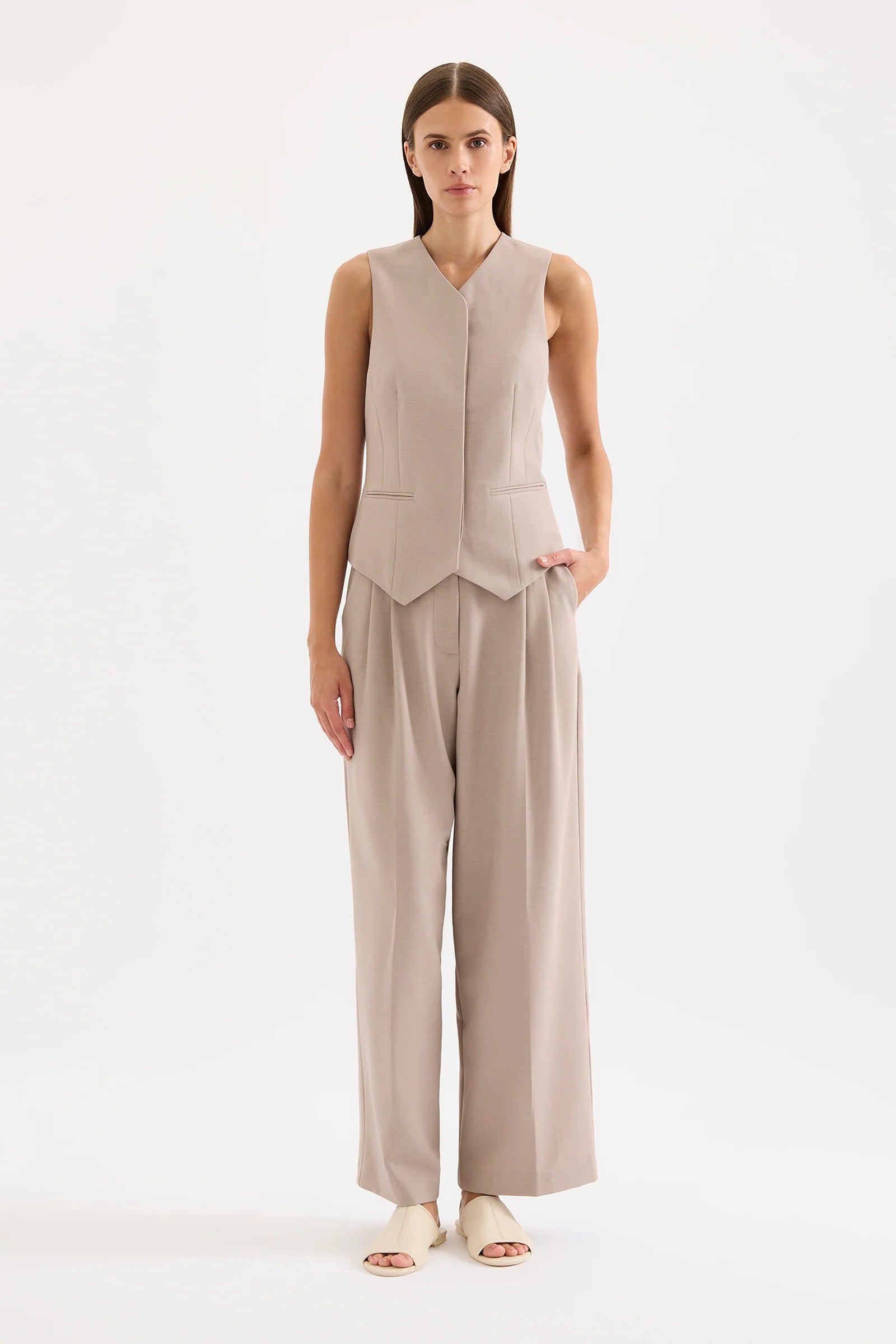 Wallace pant, mink