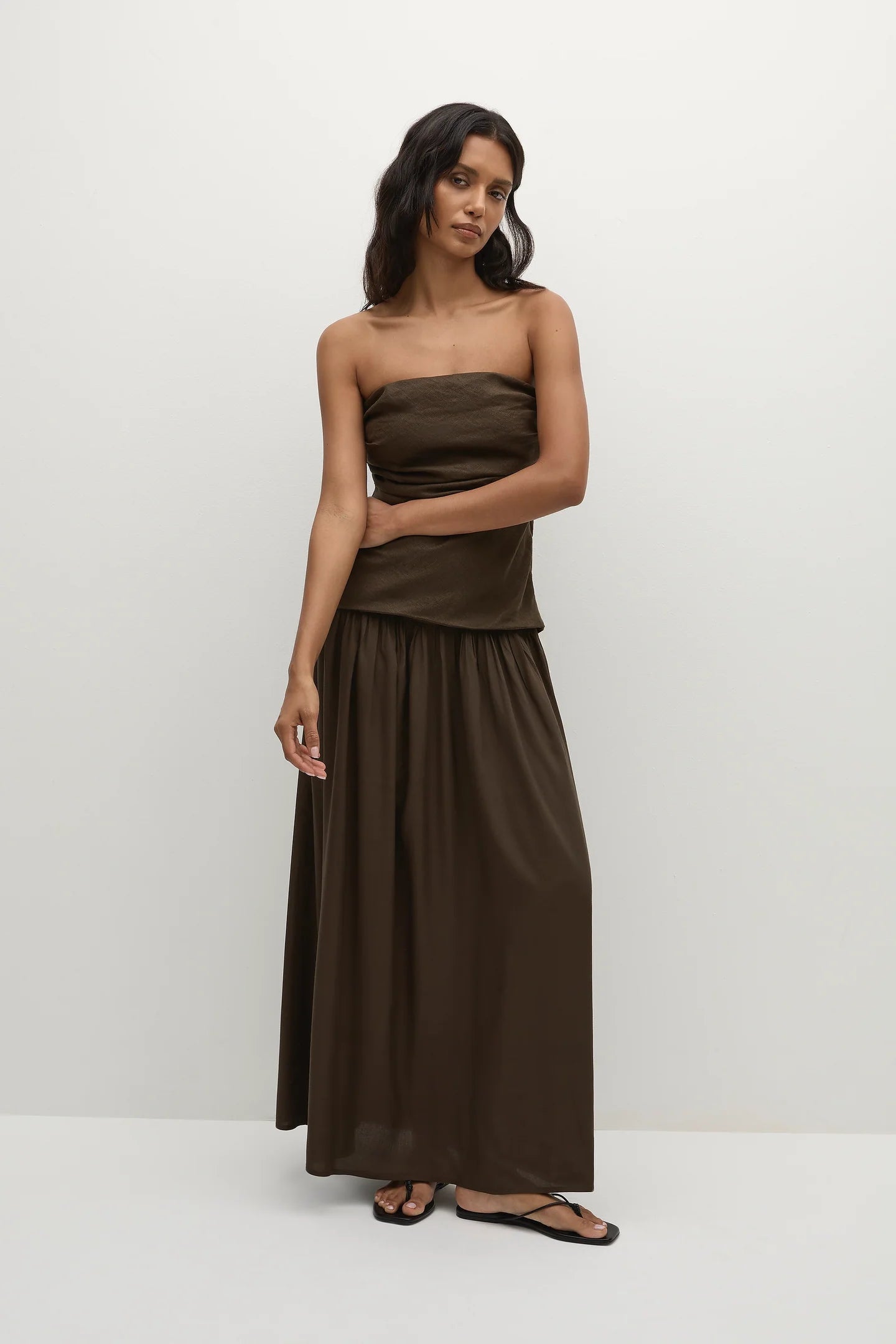 Hedy maxi dress, forest