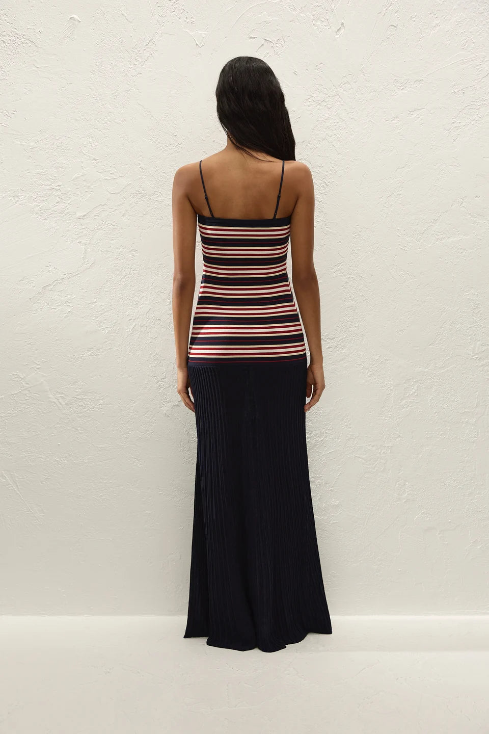 Doris Maxi Dress, Cila Stripe Navy