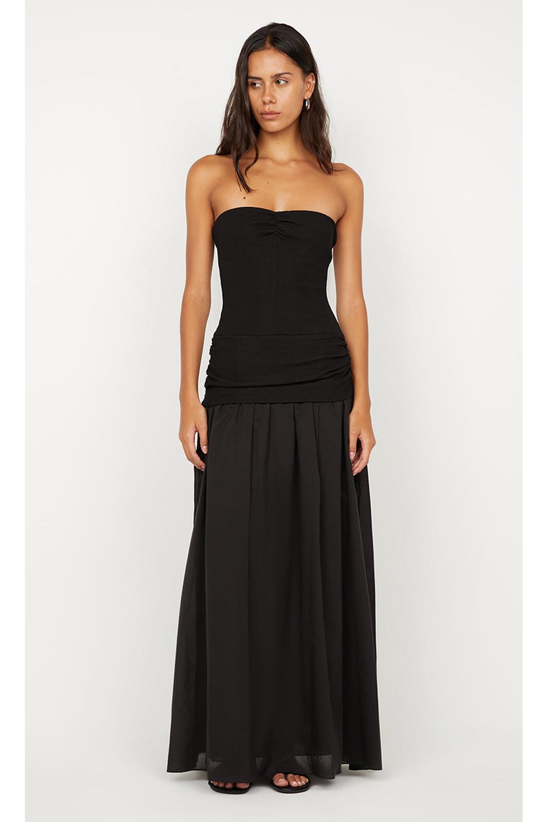 Ione maxi dress, black