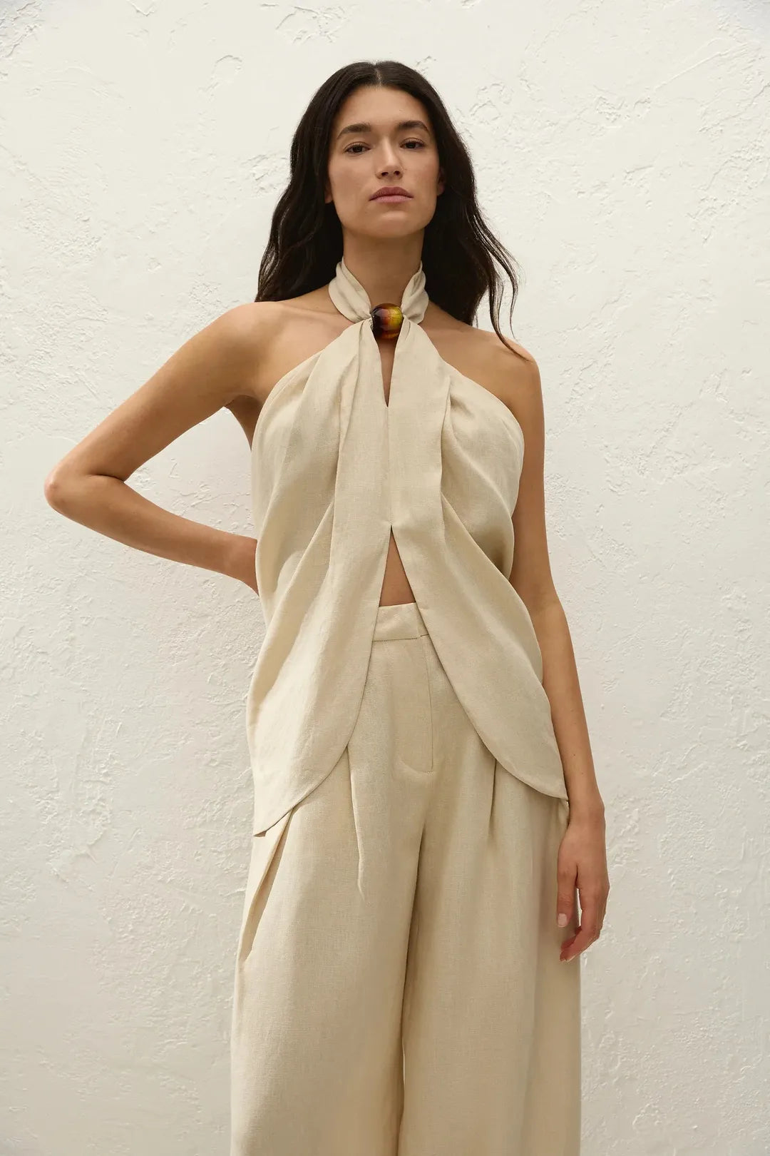 Biba halter top, panna