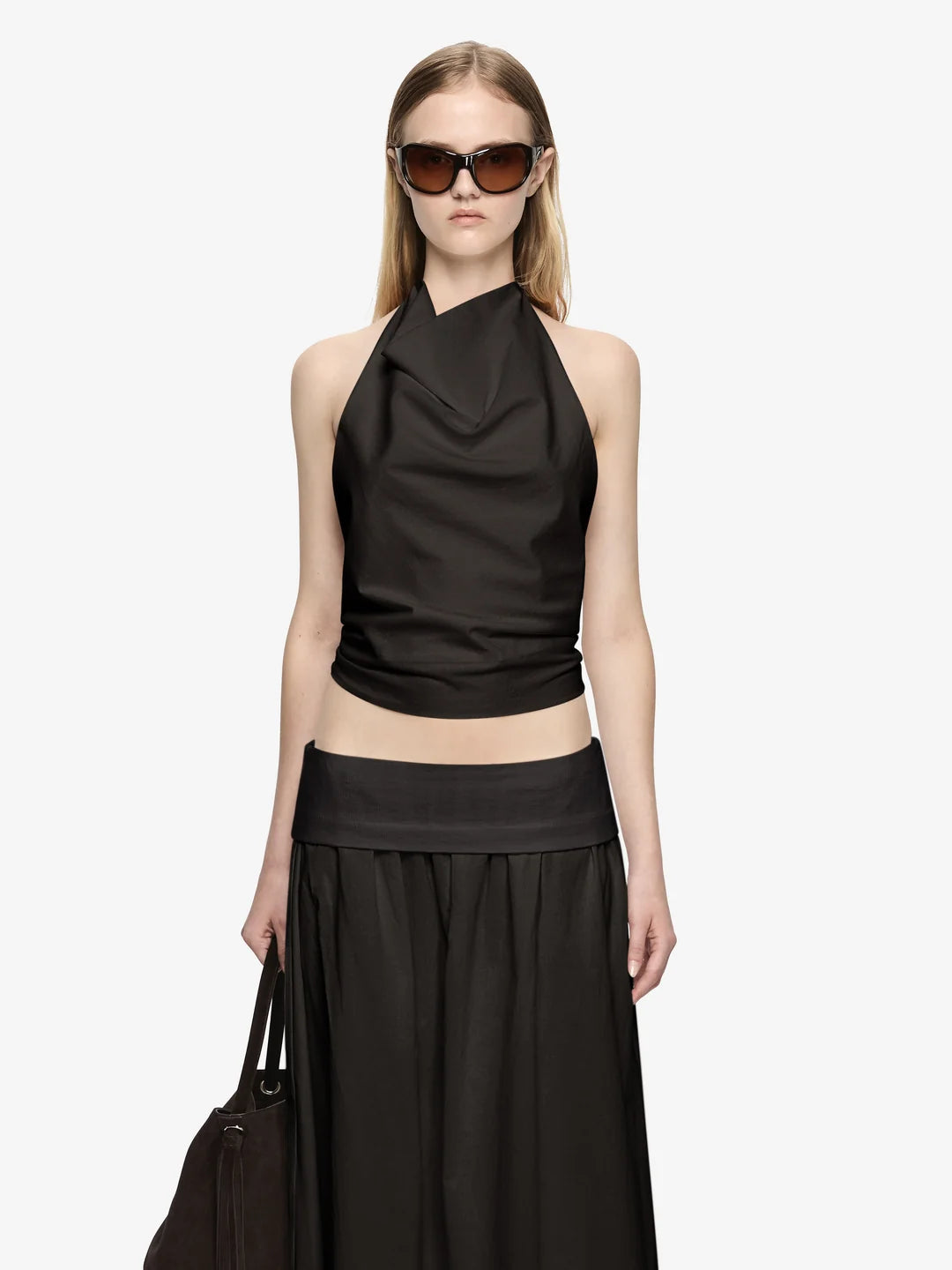 Ari halter top, slate