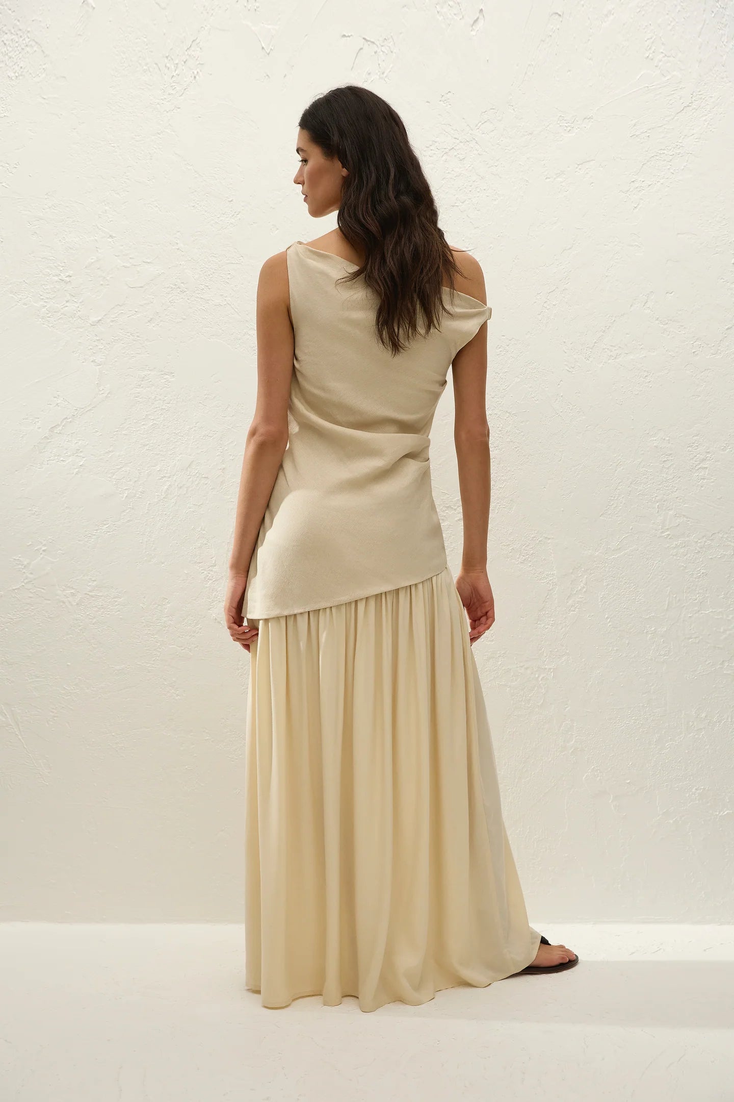 Roma maxi dress, panna