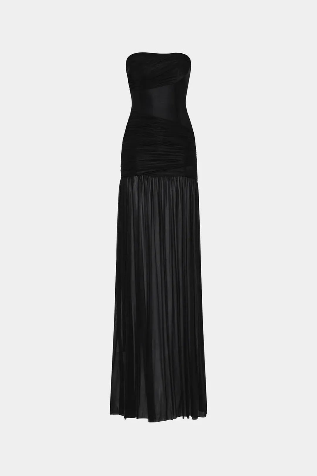 Ember wrapped dress, black