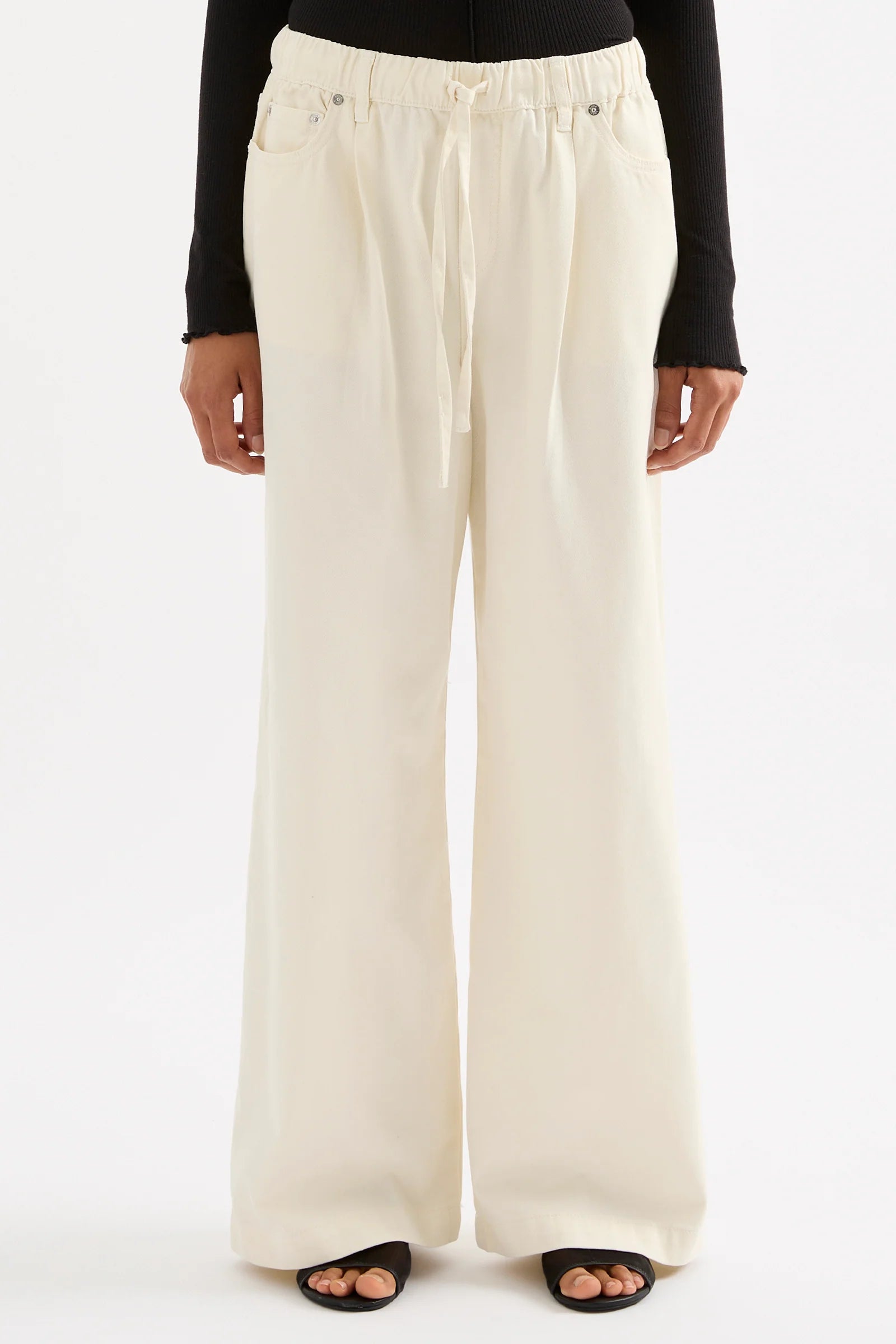Esme drawstring jean, natural