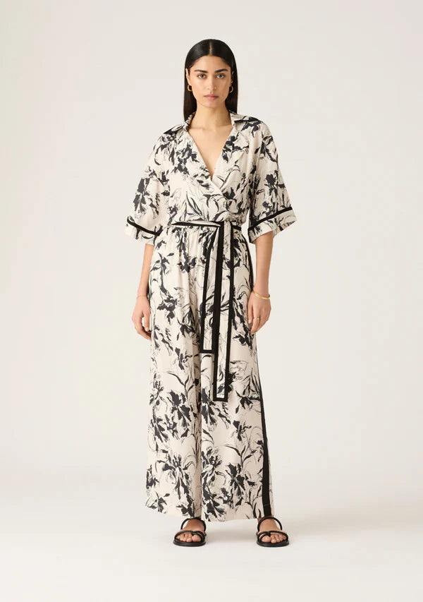 lis wide leg pants, lis print