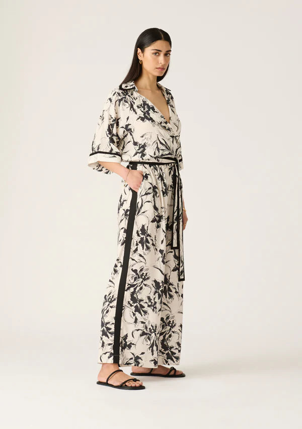 lis wide leg pants, lis print