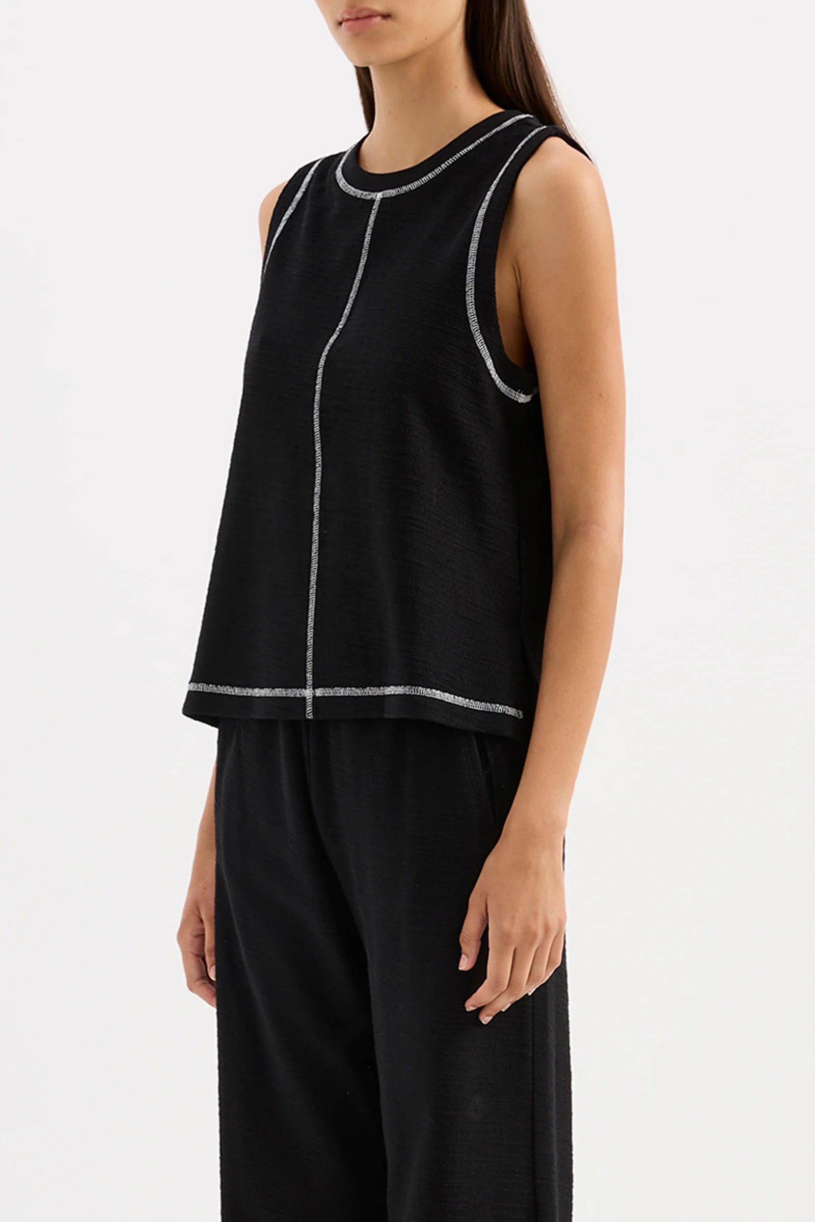 Sutton tank, black