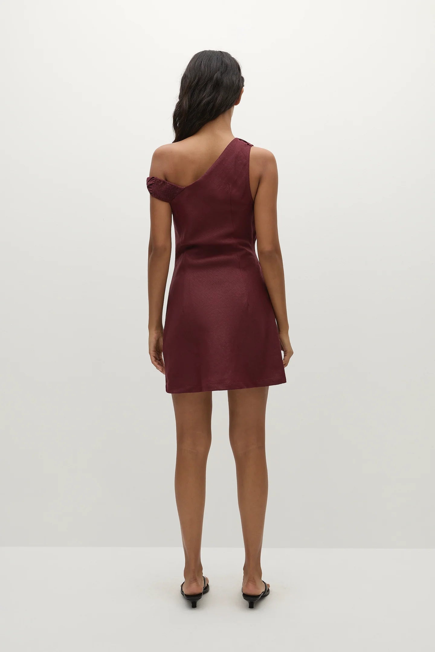 Suis mini dress, Bordeaux