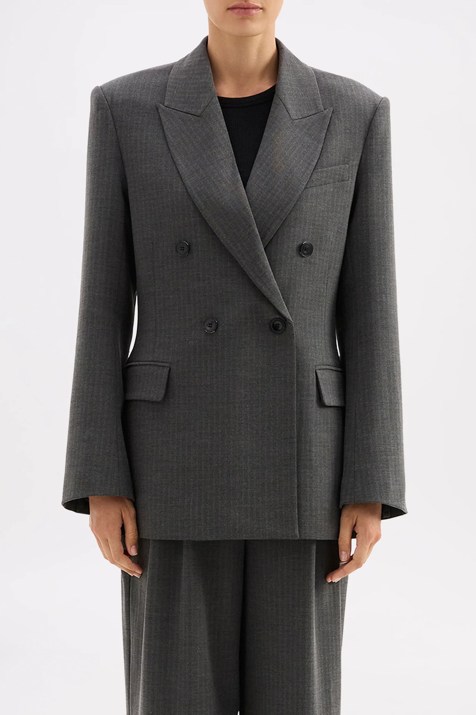 Fosca blazer, charcoal