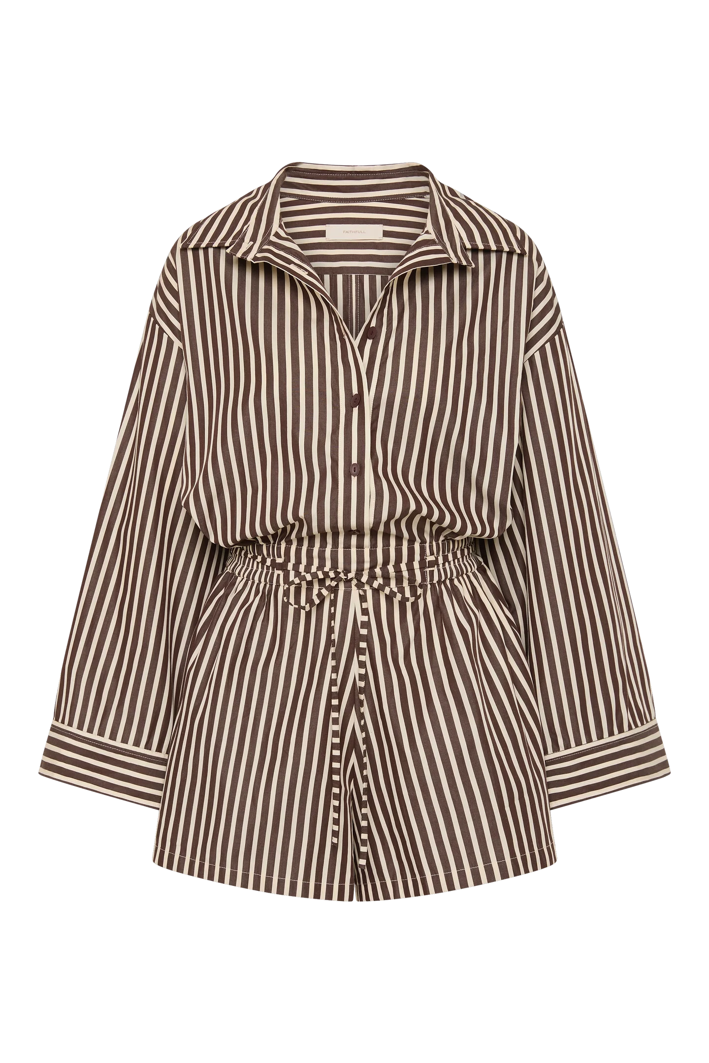 Belas playsuit, rita stripe port